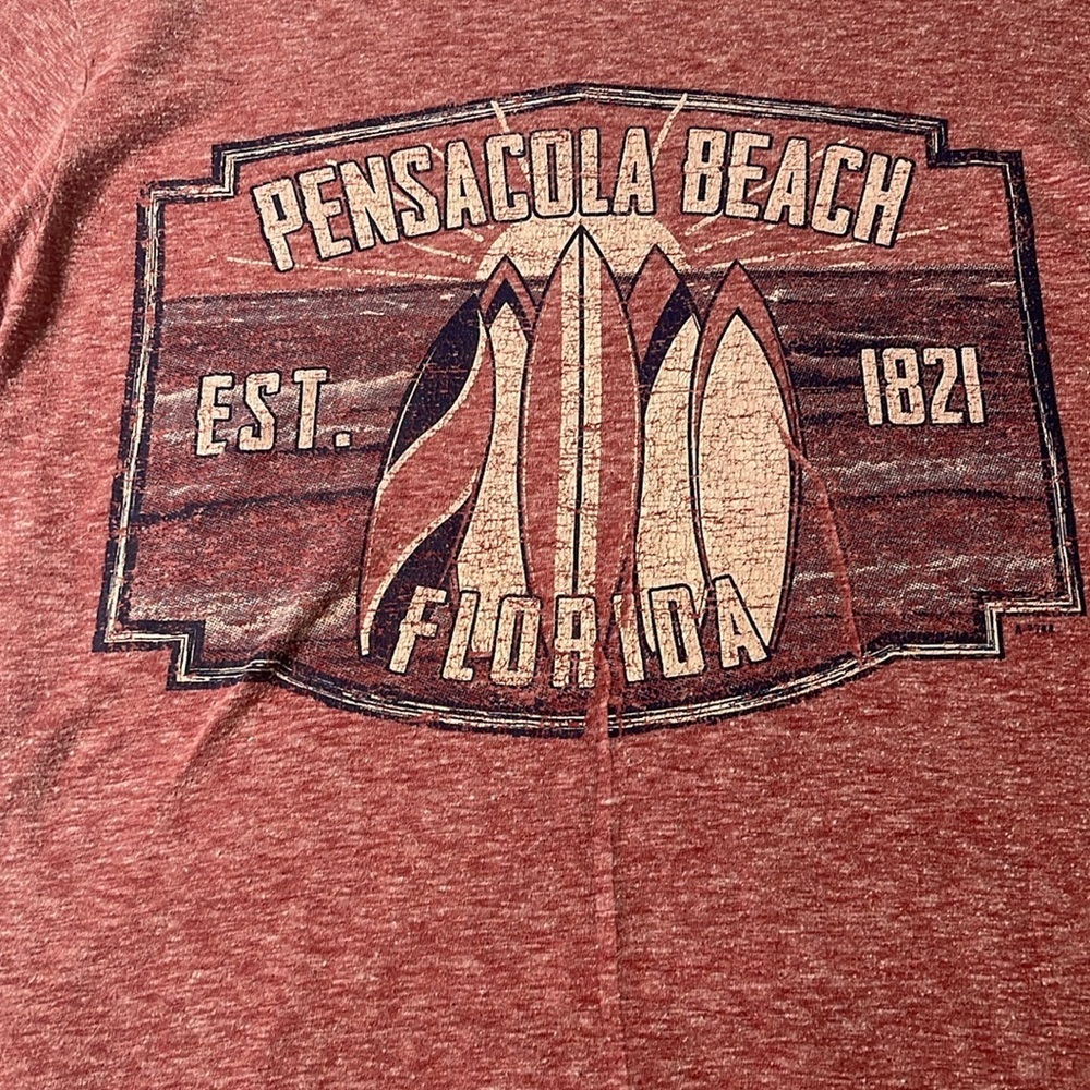 Florida Surf Red Graphic Tee - Picture 3 of 9